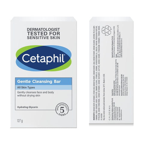 Cetaphil Gentle Cleansing Bar 4.5 Oz (127g)