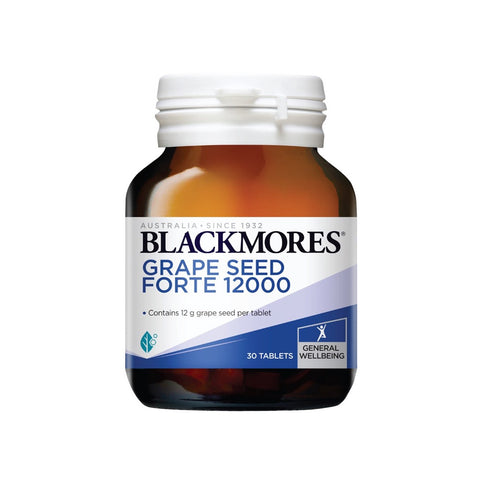 Blackmores Grape Seed Forte 12000 Tablets (30's)