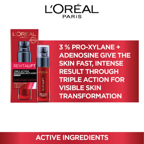 Loreal Revitalift Triple Action Serum 30mL