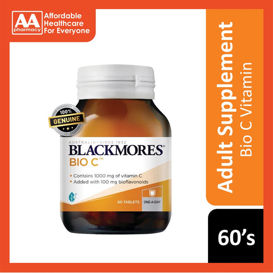 [60's] Blackmores Bio C 1000mg Tablets (60's) [Halal]