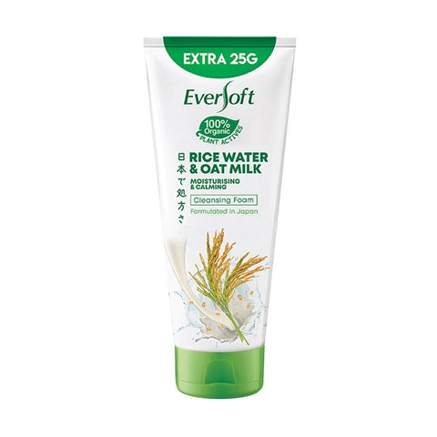 Eversoft Oat Milk & Rice Water Cleansing Foam 195g