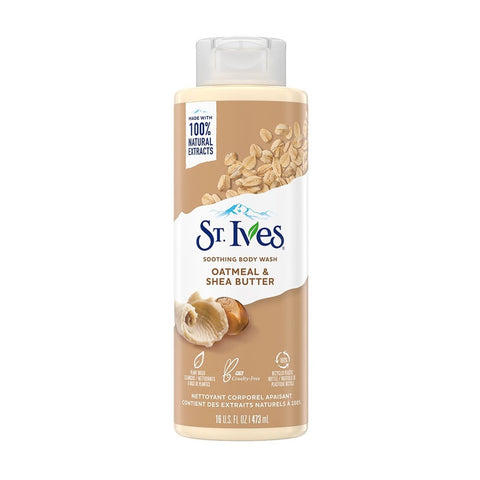 St Ives Soothing Oatmeal & Shea Butter Body Wash 473mL