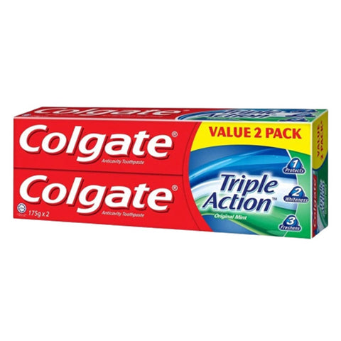 Colgate Triple Action Twin Pack ( 2 X 175gm)