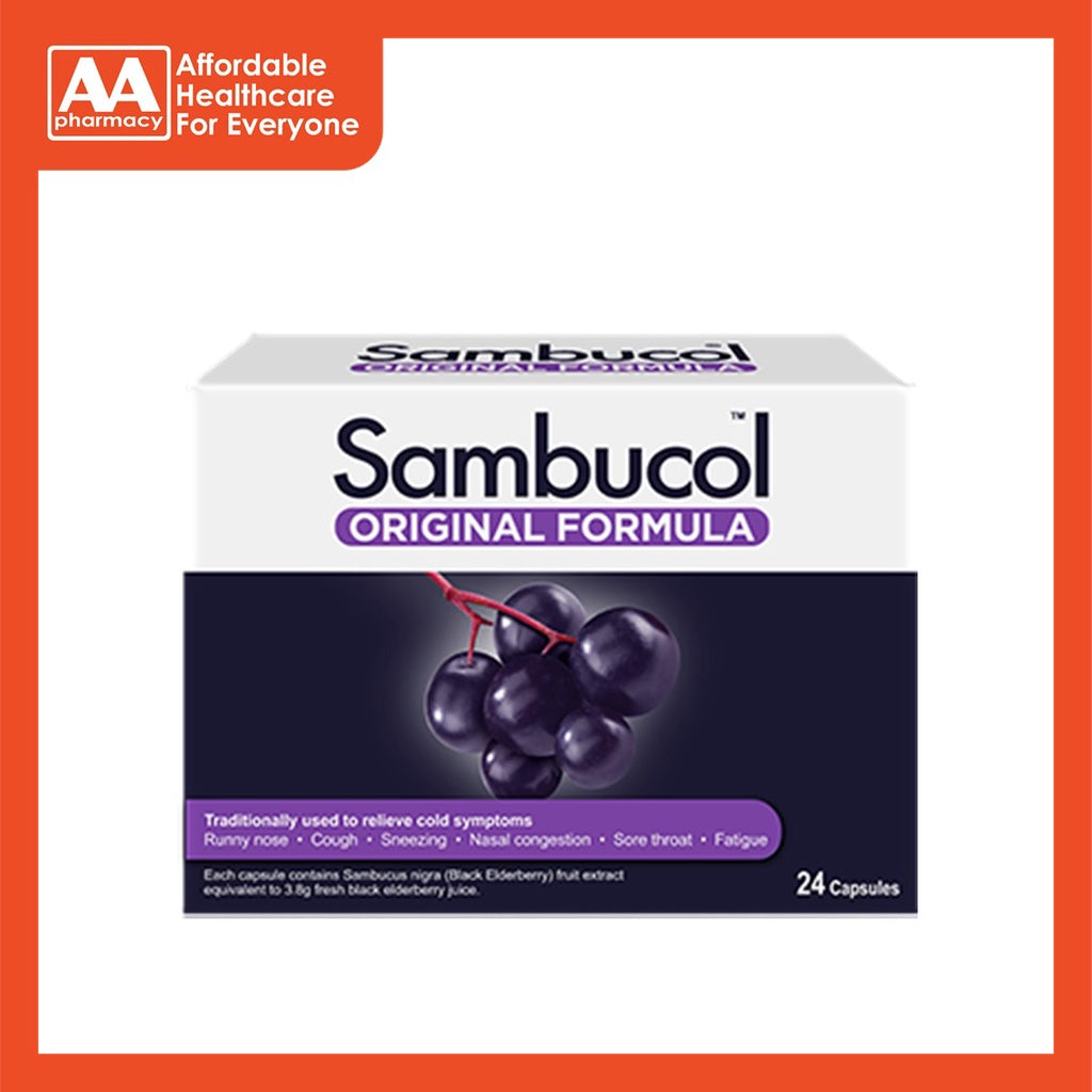 Sambucol Capsule 24's – AA Pharmacy