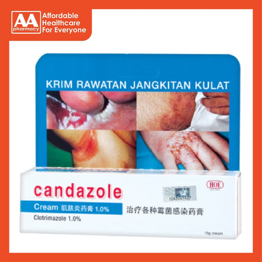 Candazole (Clotrimazole 1.0%) Cream 15gm
