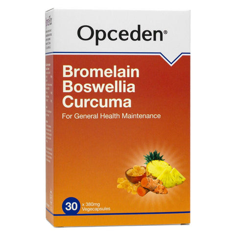 Opceden Bromelain Boswellia Curcuma 380mg Vege Capsule 30's (Halal)