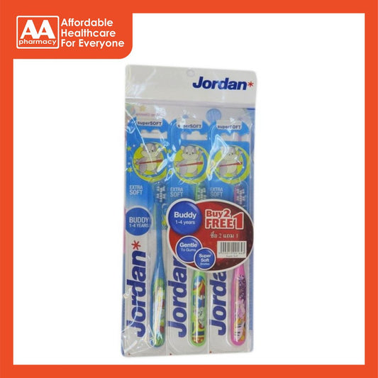 Jordan Toothbrush Buddy (Age 1-4Years) 2+1 Supersoft