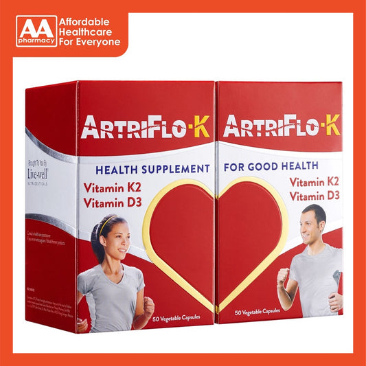 Live-Well Artriflo-K Capsule 2x50's