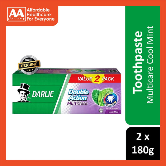 Darlie Double Action Multicare Toothpaste Twinpack 2x180g