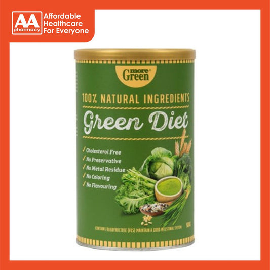 More Green 100% Natural Ingredients Green Diet 500g