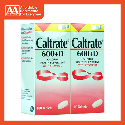 Caltrate 600+D Tablets 2x100's