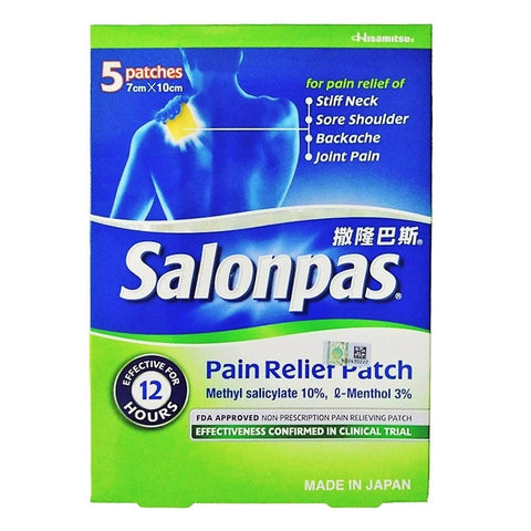 Salonpas Pain Relief Patch 5's [7cmx10cm]