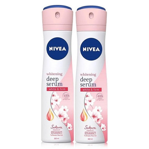 Nivea Deodorant Female Sakura Spray Twin Pack 2x150mL