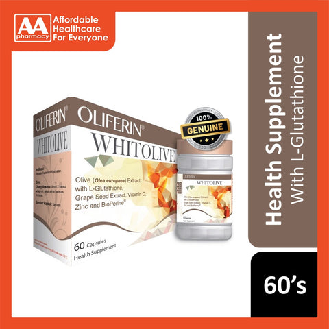 Nutriva Oliferin Whitolive Capsule (60's)