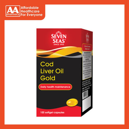 Seven Seas Cod Liver Oil Gold Capsule 100's