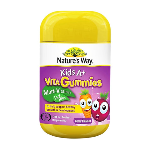 Nature's Way Kids Vita Mulitivitamins + Vegies Gummies 60's