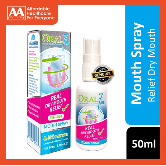Oral 7 Dry Mouth Relief Spray (50mL)