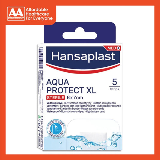 Hansaplast Aqua Protect XL 6cm X 7cm 5's