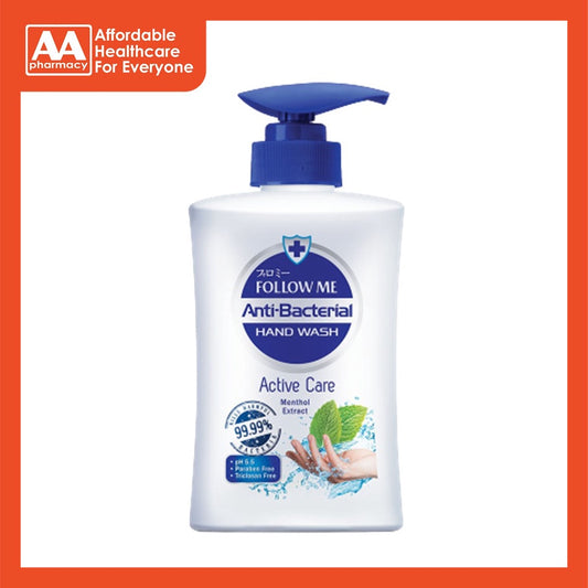 Follow Me Anti Bacterial Hand Wash (Active Care) 450mL