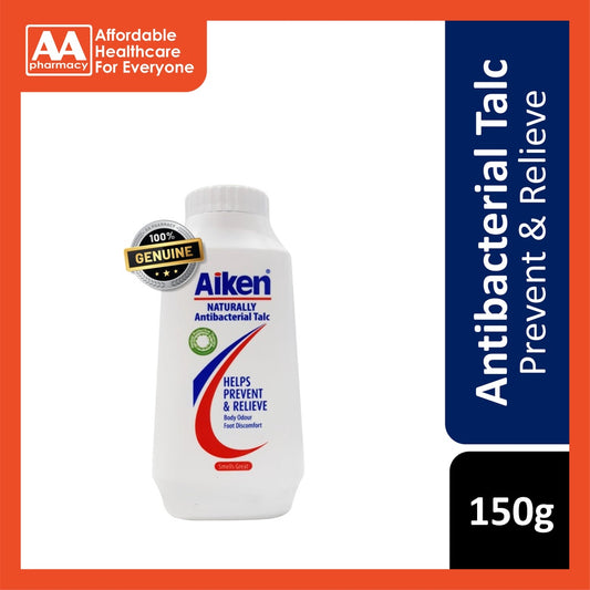 Aiken Medicated Antibacterial Talc 150g
