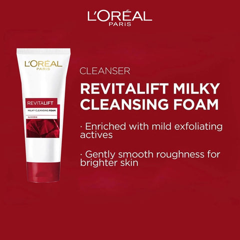 Loreal Revitalift Milky Foam Gel 100mL