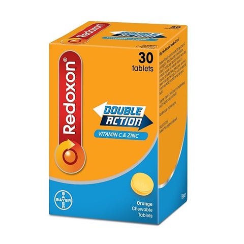 Redoxon Da Vit C 500mg + Zinc Chewable Tablet - 30's (Orange)