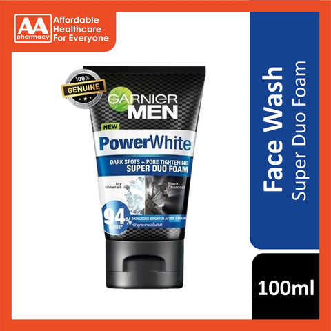 Garnier Men Power White Super Duo Foam 100mL