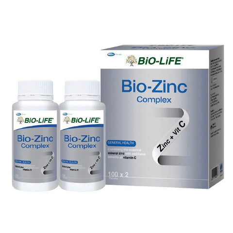 Bio-Life Bio-Zinc Complex Tablet (2X100's)