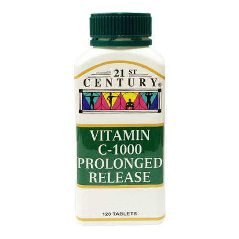 21st Century Vitamin C-1000mg (Prolonged Release) Tablets 120's