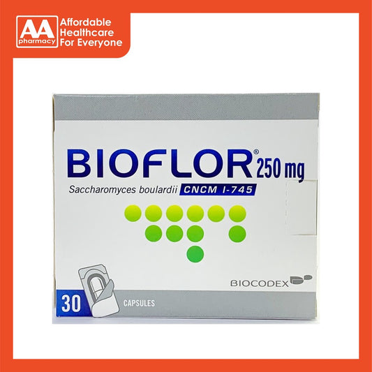 Bioflor 250mg Saccharomyces Boulardii Cncm I-745 Capsule 30's