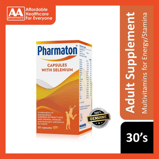 Pharmaton Capsule With Selenium 30's