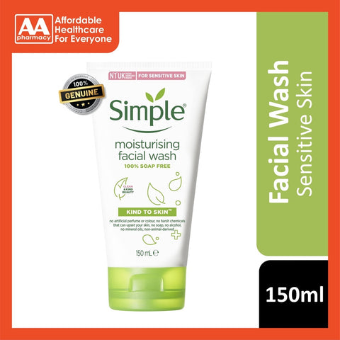 Simple Moisturising Facial Wash 150mL