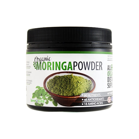 Love Earth Organic Moringa Powder 185g