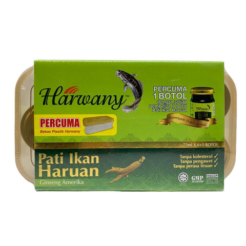 Harwany Pati Ikan Haruan Ginseng Amerika Buy 6 Free 1