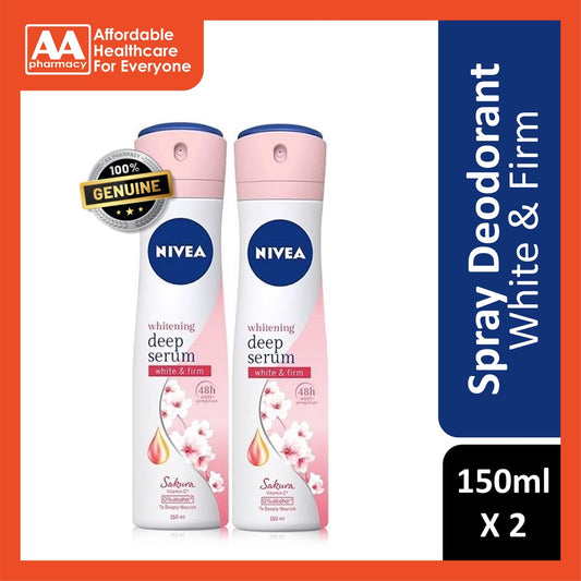 Nivea Deodorant Female Sakura Spray 150mL Twin Pack