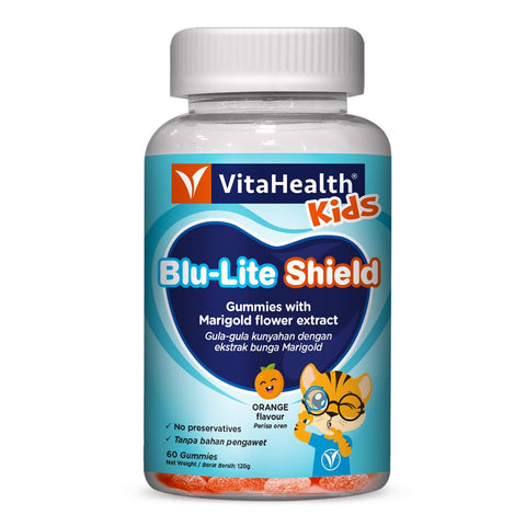 Vitahealth Kids Blu-Lite Shield Gummies 60’s (Orange)