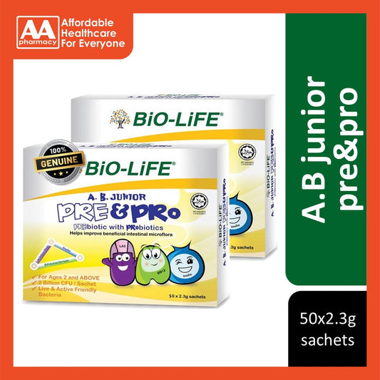 [Twin Pack] Bio-Life Ab Junior Pre & Pro Sachet (2.3gx50'sx2)