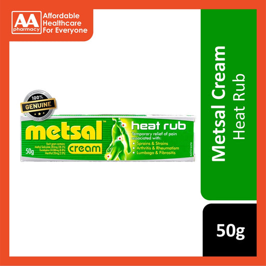 Metsal Cream Heat Rub 50g