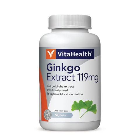 Vitahealth Ginkgo Extract 119mg Tablet 90's