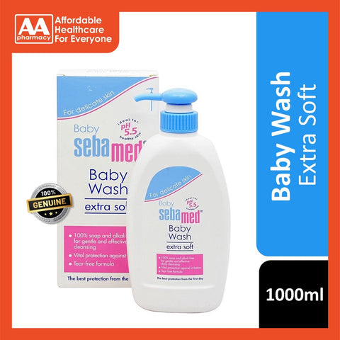 Sebamed Baby Wash Extra Soft 1000mL