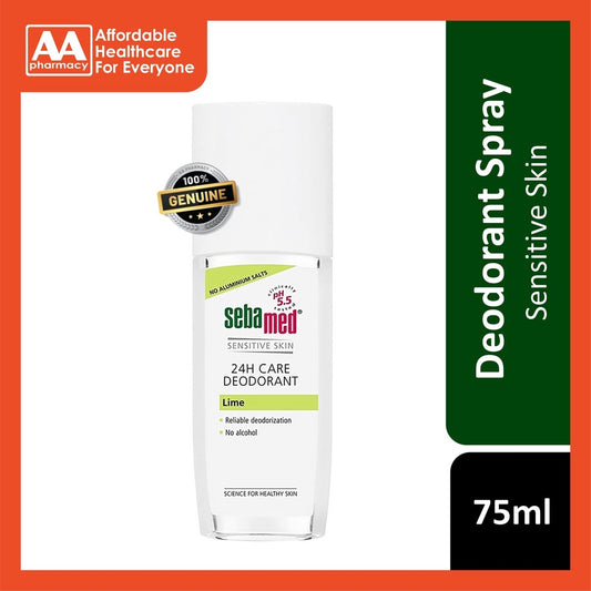 Sebamed 24Hrs Care Deodorant Spray (Lime) 75mL