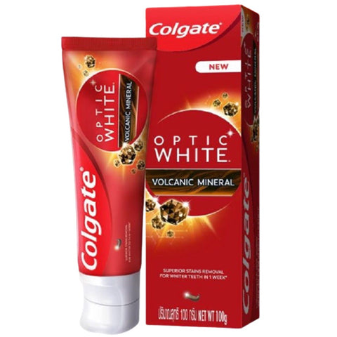 Colgate Optic White Toothpaste Volcanic Mineral 100g