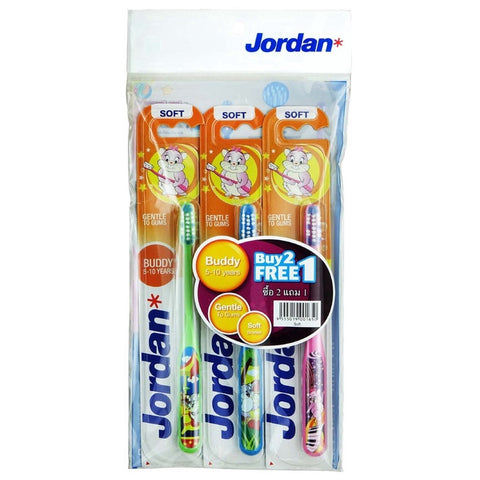 Jordan Toothbrush Buddy (Age 5-10Years) Soft B2F1