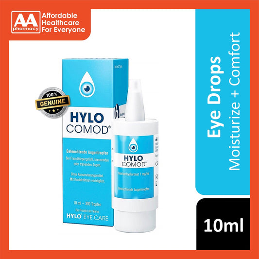 Hylo-Comod Lubricating Eye Drops 10mL
