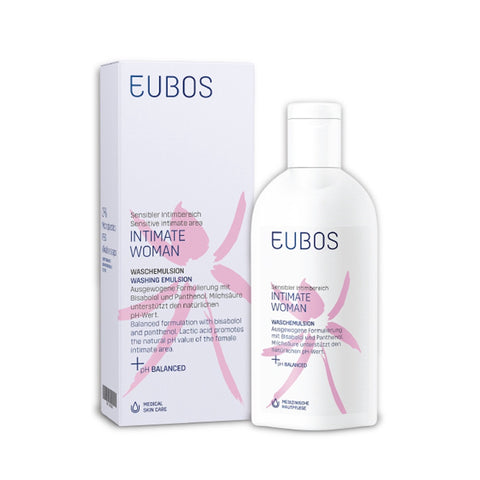 Eubos Feminin Washing Emulsion 200mL + Free Sample 10mL