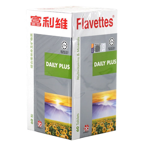Flavettes Daily Plus Film-Coated Tablet 60's