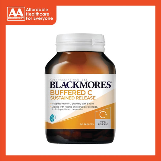 [90's] Blackmores Buffered C Sustained Release 500mg Tablets (90's) [Halal]