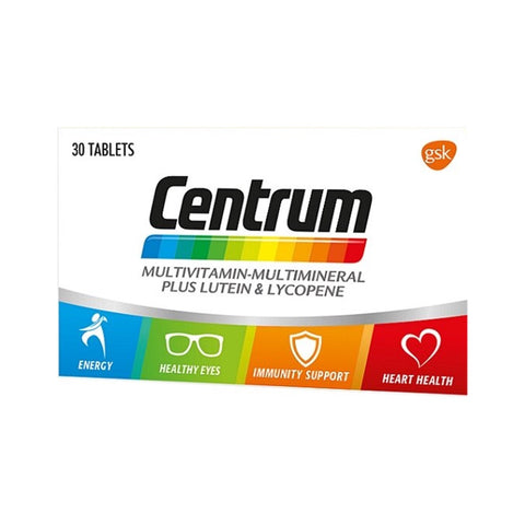 Centrum White Multivitamin Plus Lutein & Lycopene 30s