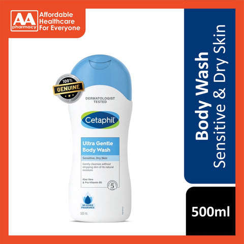 Cetaphil Ultra Gentle Body Wash 500mL