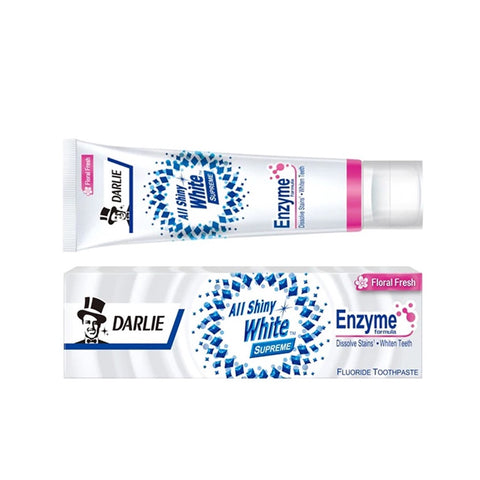 Darlie All Shiny White Supreme Floral Fresh Enzyme Toothpaste 120g